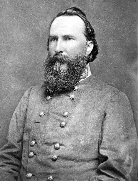 Portrait of Confederate general James Longstreet