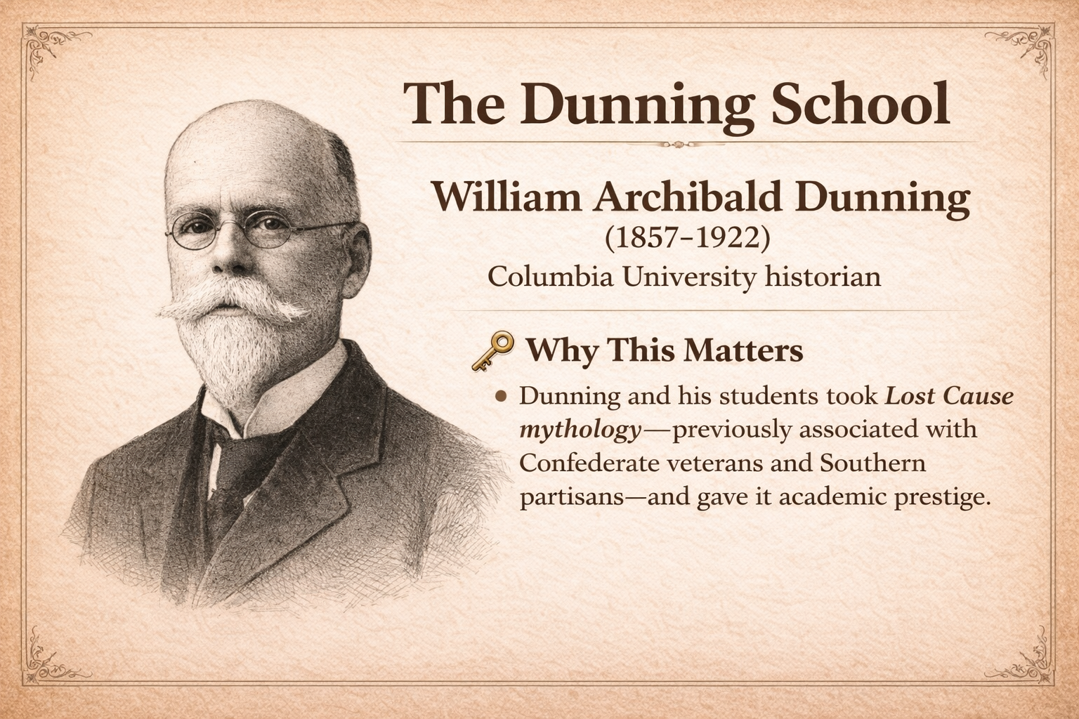 Portrait of William Archibald Dunning