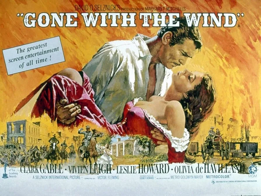 Gone with the Wind imagery exemplifying the Moonlight and Magnolias aesthetic