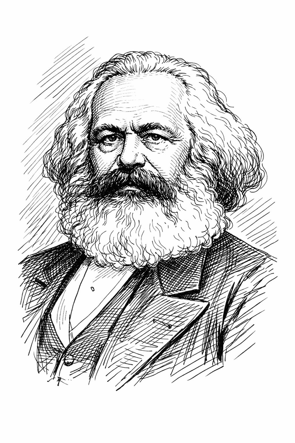 Portrait of Karl Marx