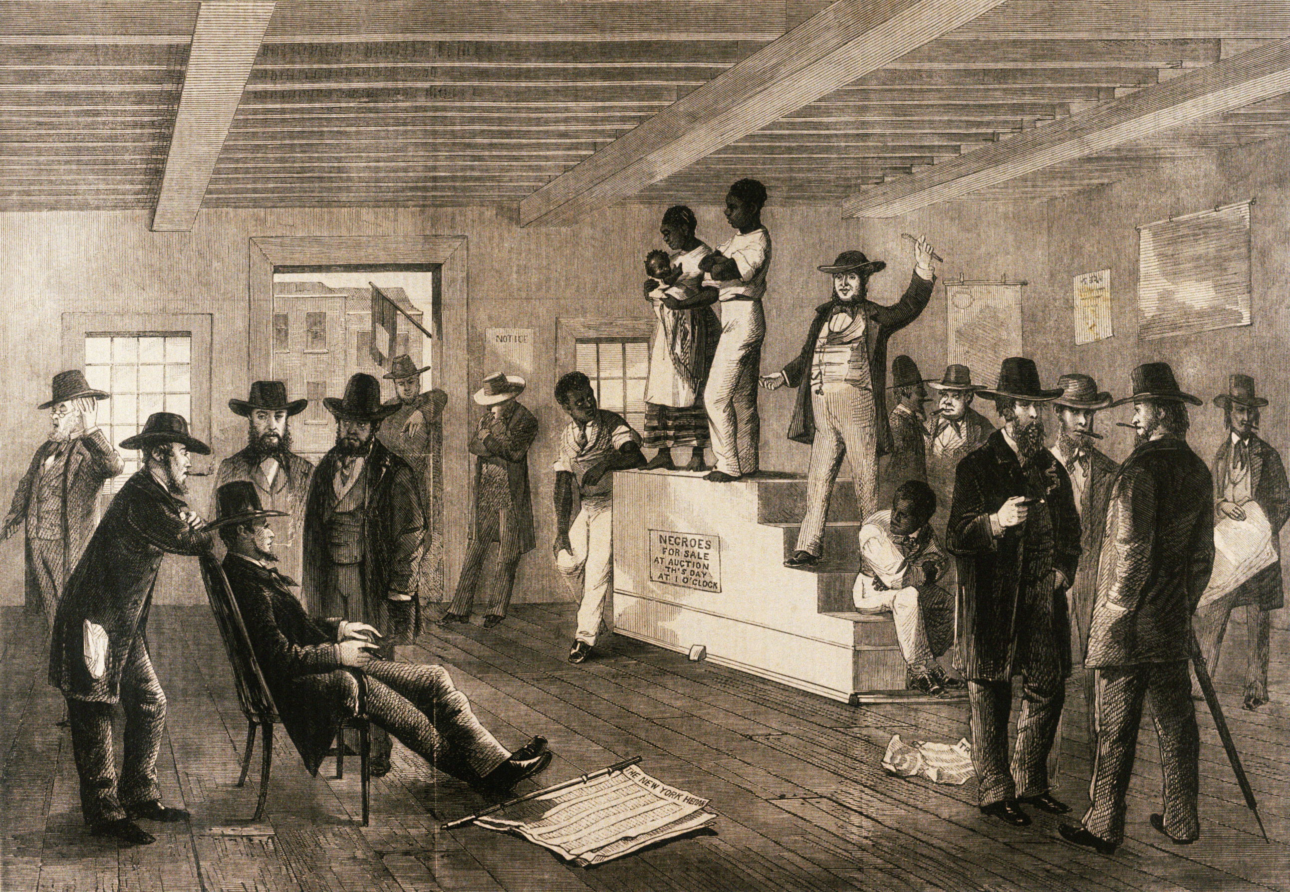 Slave Auction in Virginia