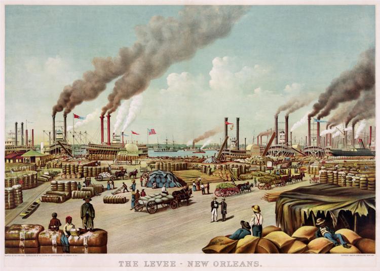 The Levee at New Orleans (1884)
