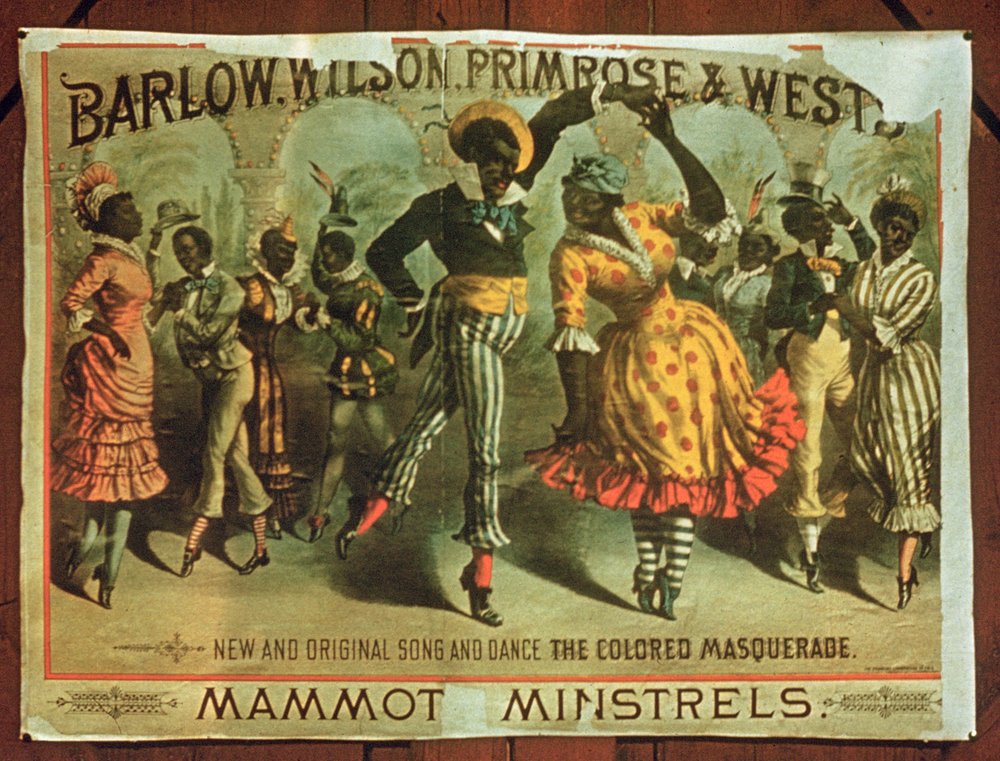 Barlow Wilson Primrose and Wests Mammoth Minstrels poster