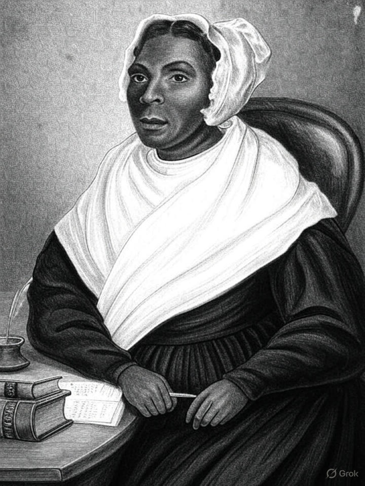 Portrait of Jarena Lee, an African Methodist Episcopal preacher