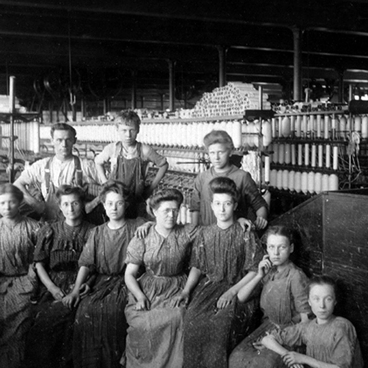 Lowell mill women workers