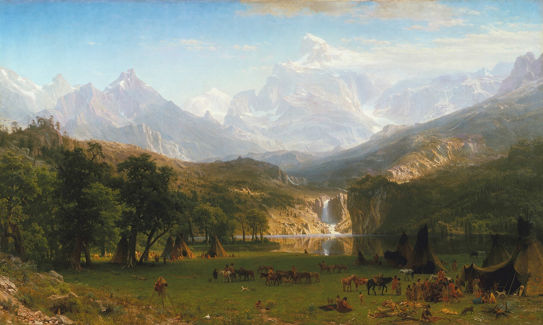 Albert Bierstadt - Rocky Mountains
