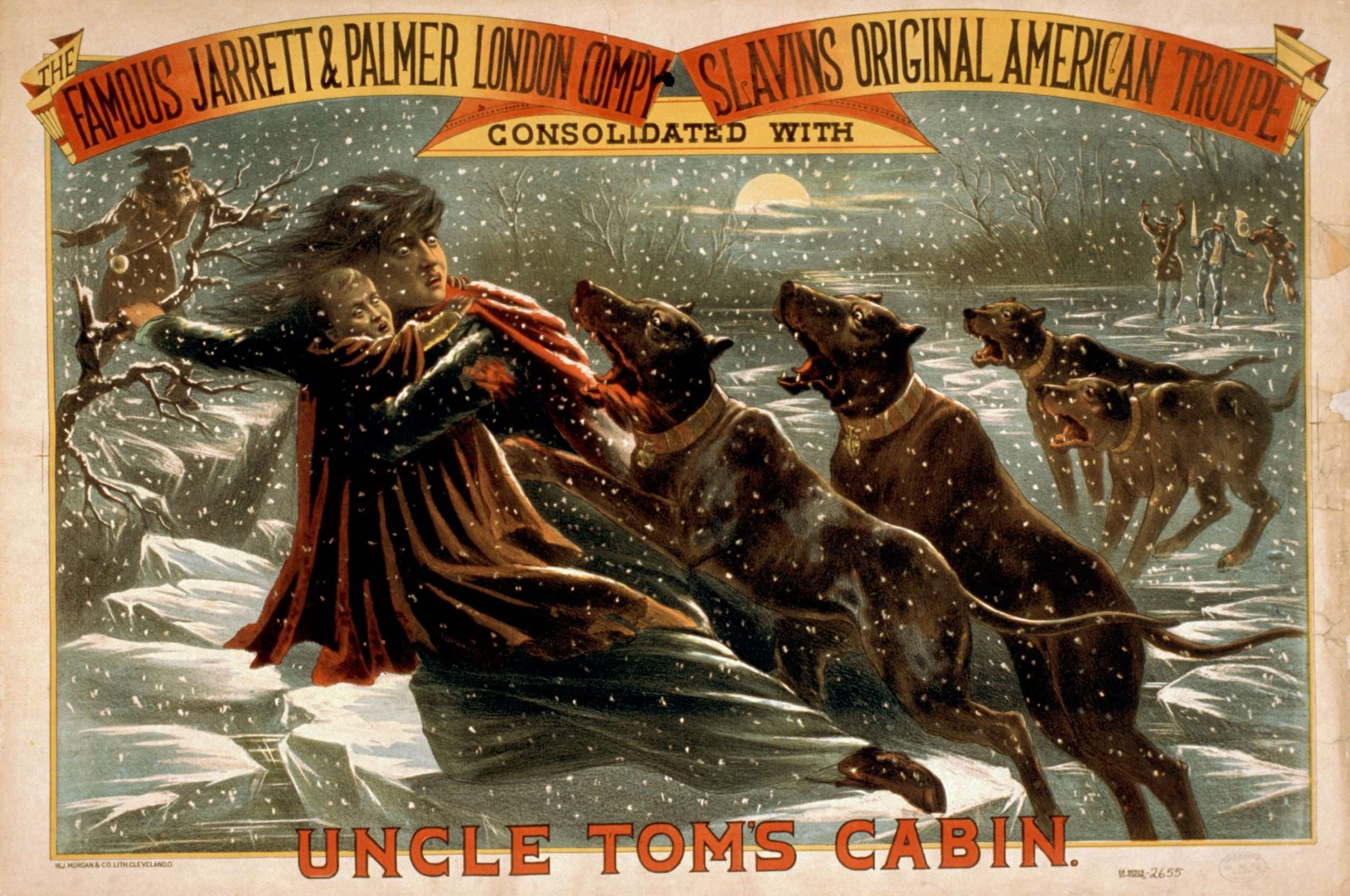 Uncle Tom's Cabin vintage theater poster