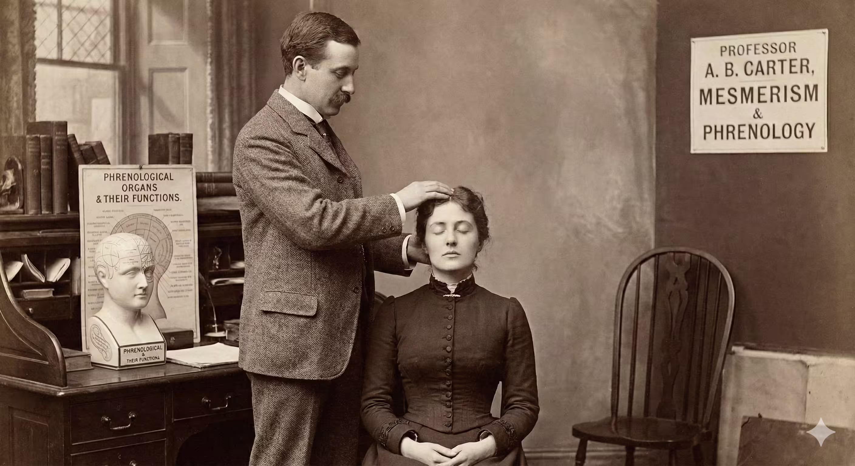 Phreno-mesmerism demonstration