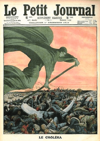 Le Petit Journal illustration of cholera