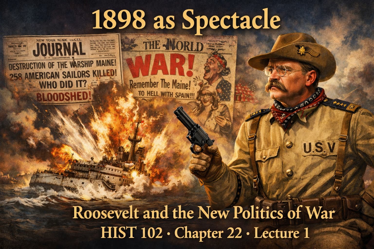 1898 as Spectacle — HIST 102 Chapter 22 Lecture 1