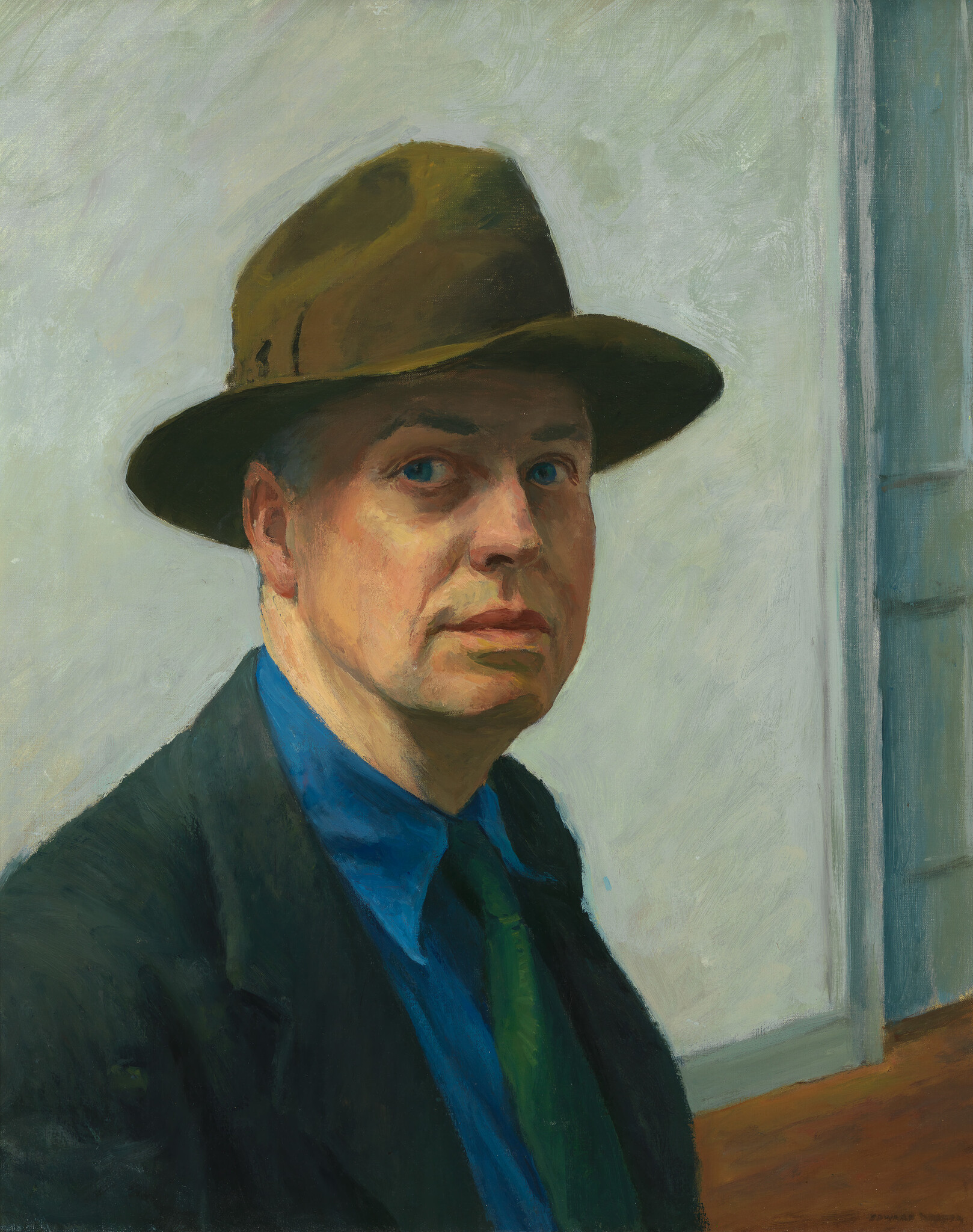 Edward Hopper self portrait