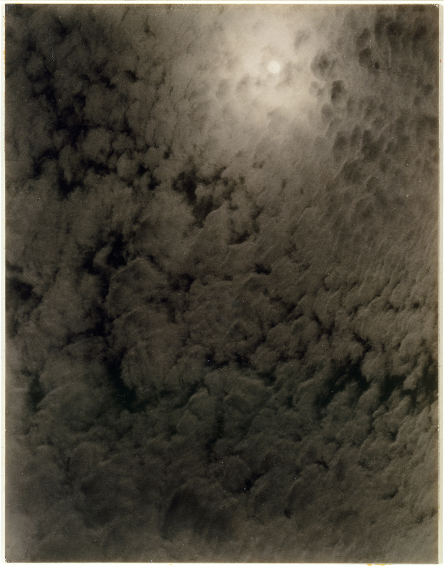 Alfred Stieglitz, Equivalent, 1925 — close-cropped photograph of clouds, pure abstraction