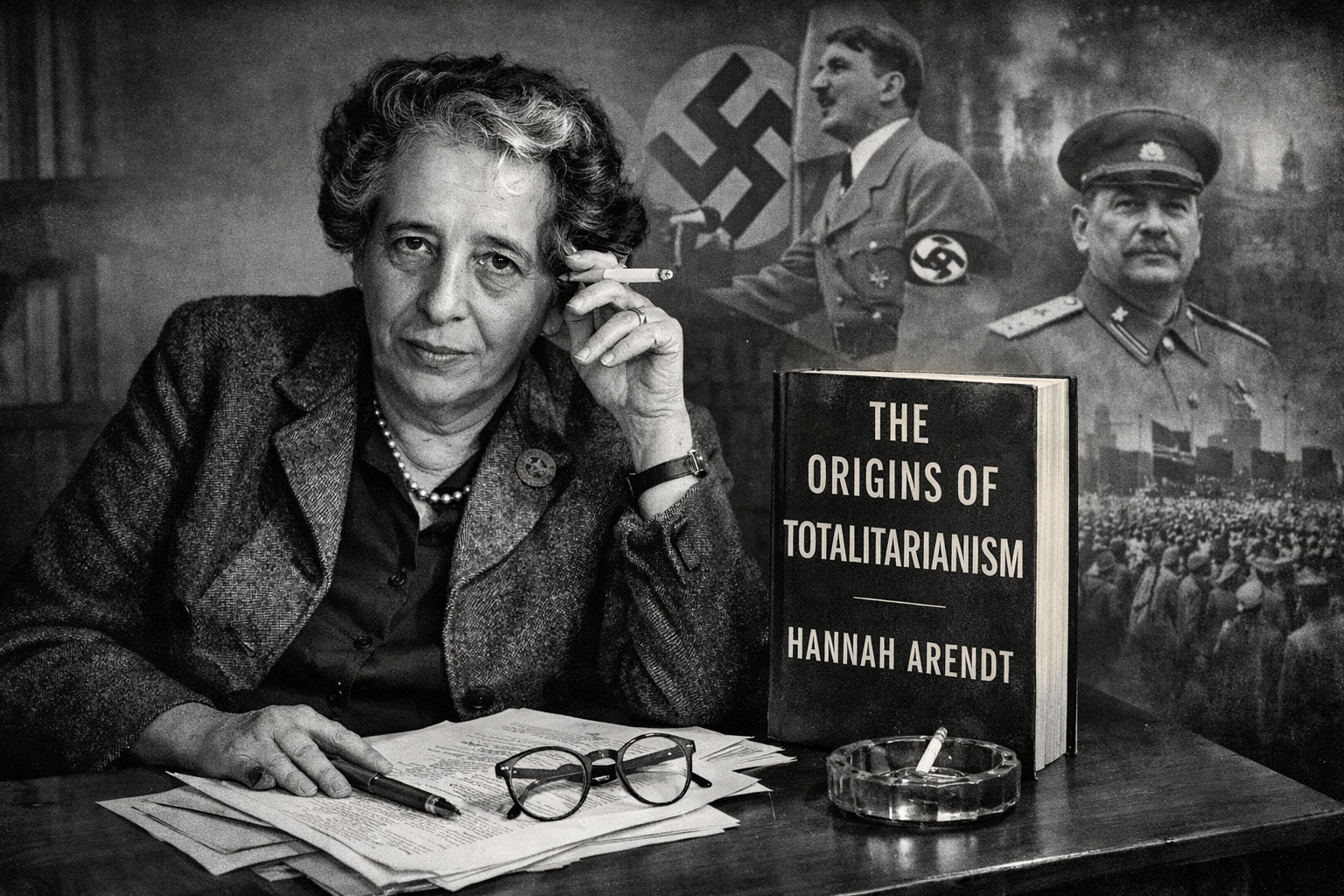 Hannah Arendt philosopher political theorist 1975