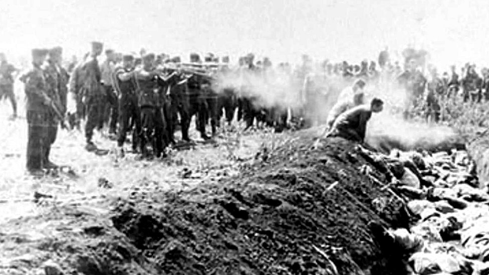 Babi Yar ravine massacre site 1941 Kyiv Ukraine Einsatzgruppen