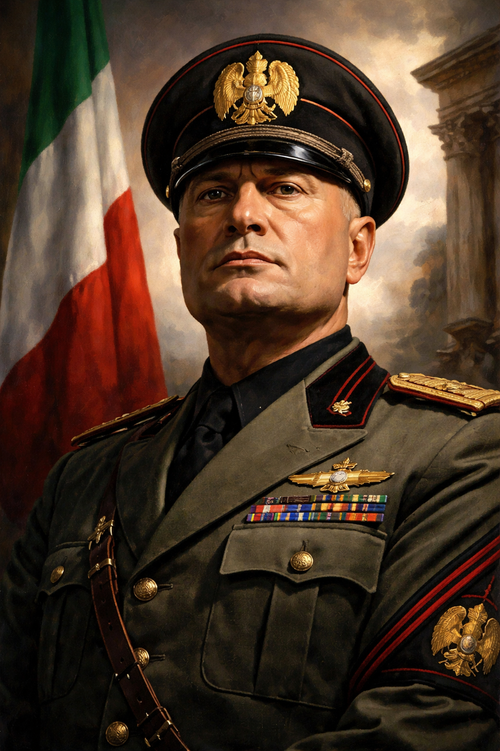 Portrait of Benito Mussolini