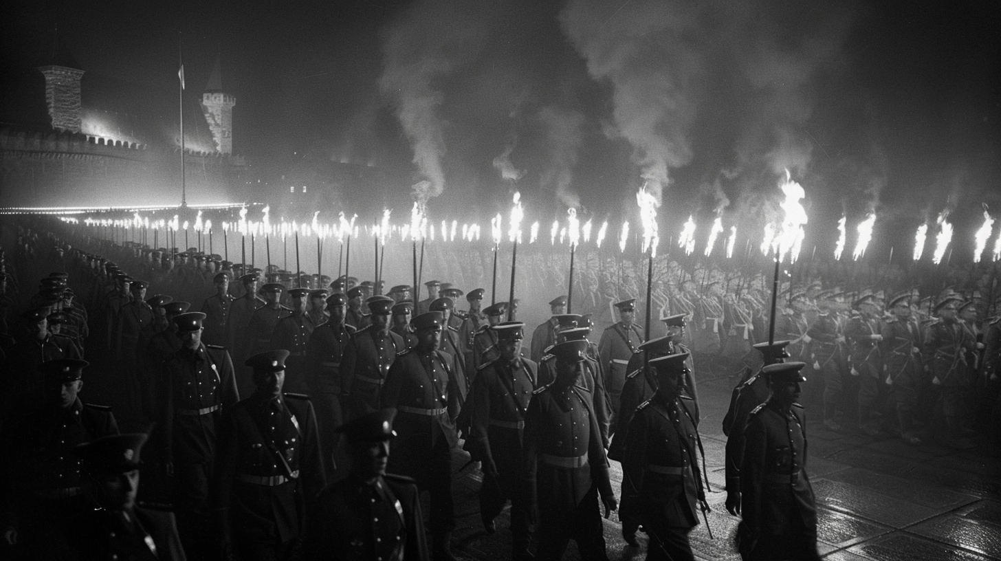 Nuremberg Rally SA march Nazi Party 1933 mass mobilization