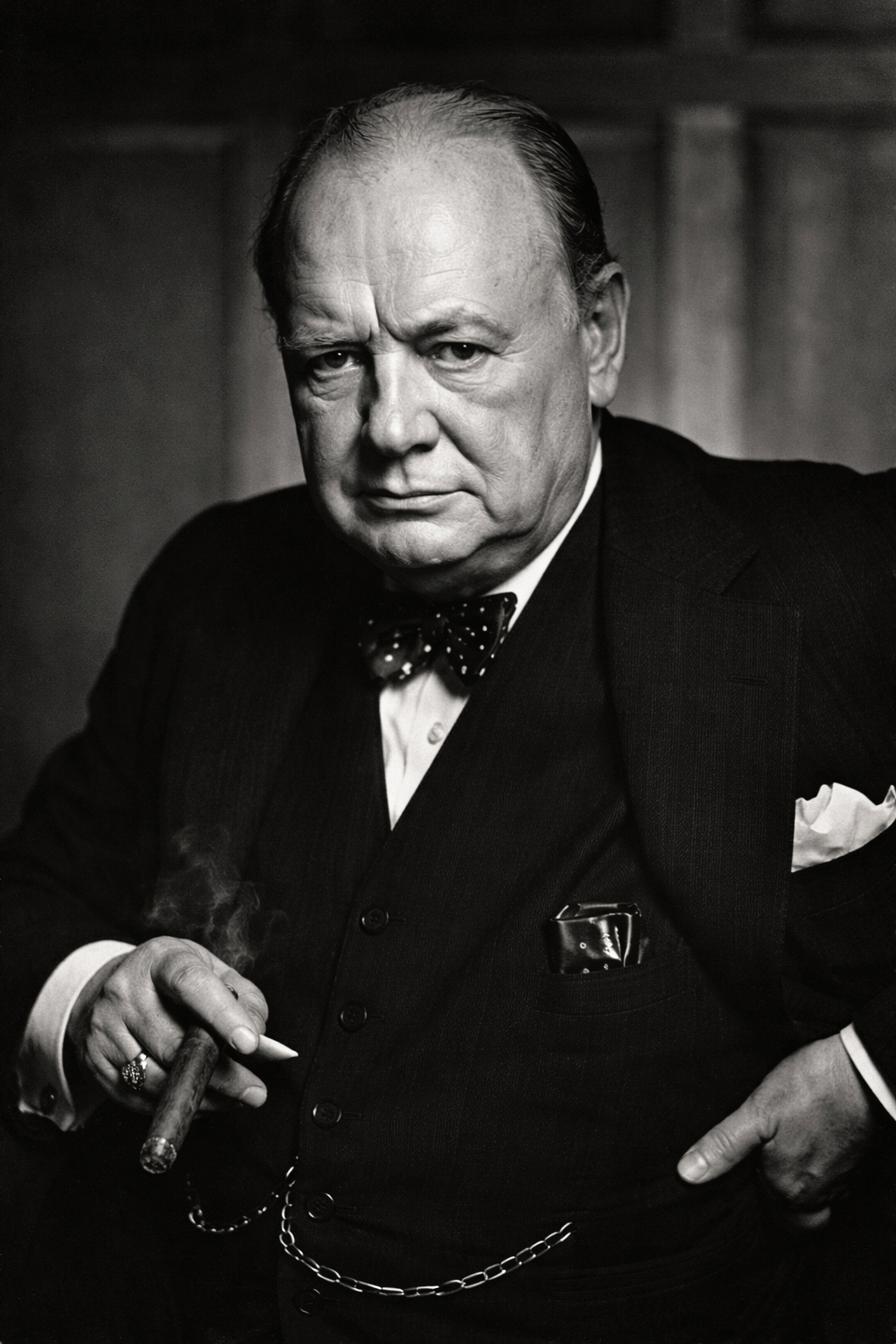 Winston Churchill, wartime Prime Minister of Great Britain
