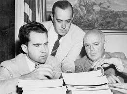 Richard Nixon at the Alger Hiss trial, HUAC hearing