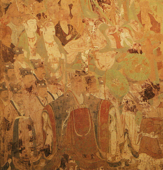 Emperor Taizong of Tang in Dunhuang mural