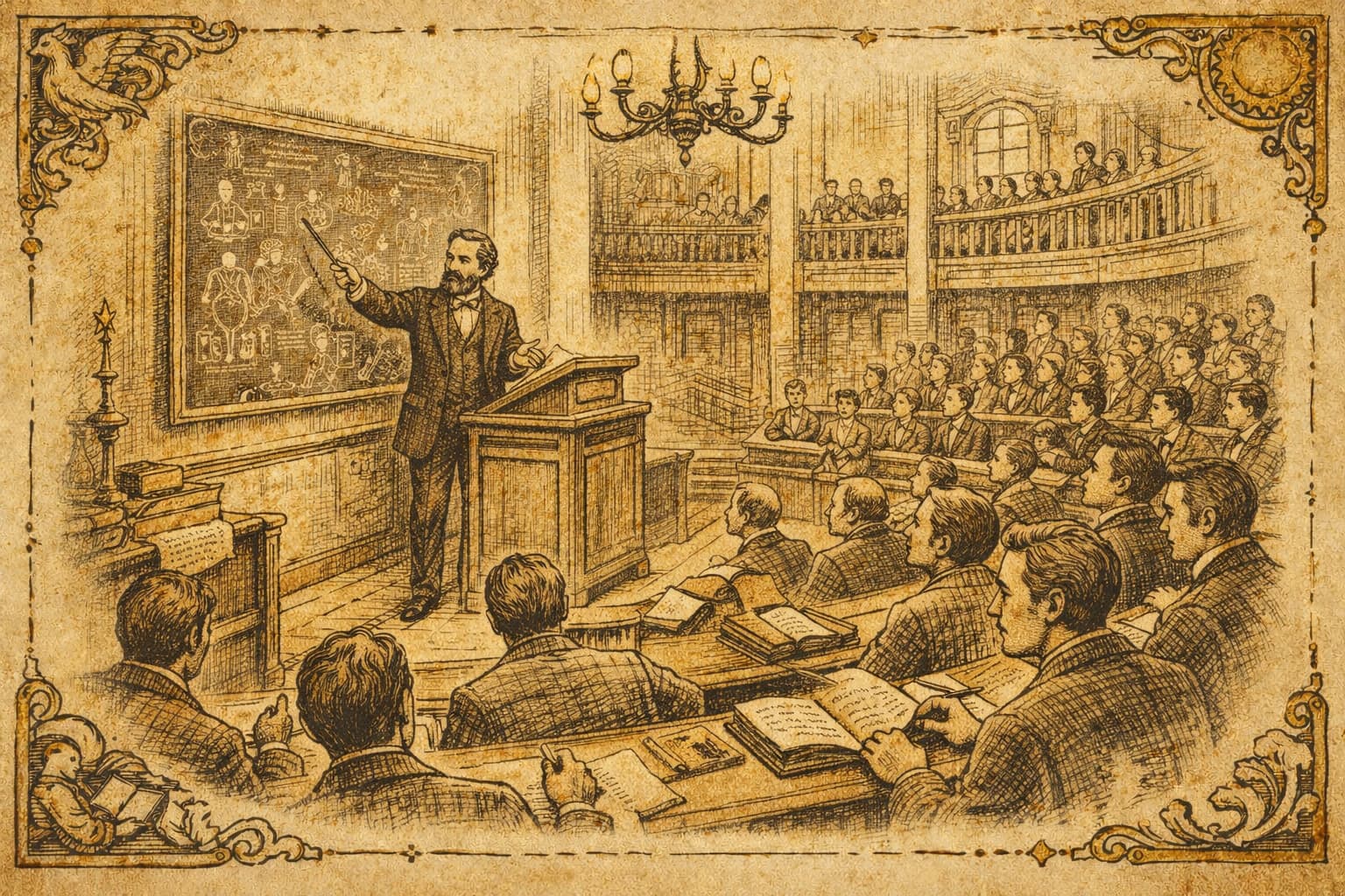 19th century university lecture hall