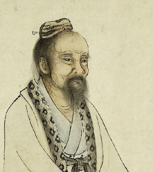 Traditional depiction of Zhuangzi