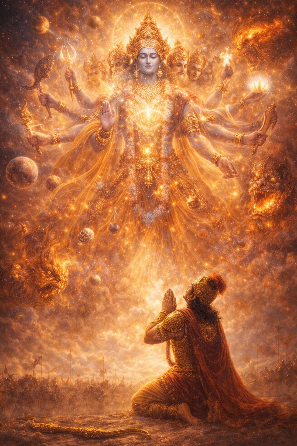 Krishna's universal form (vishvarupa)