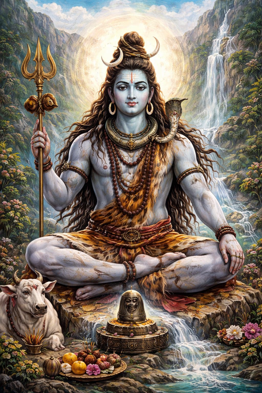 Shiva as a major Hindu deity representing transformation and renewal